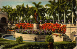 Florida Sarasota Ringling Art Museum Court Showing David Statue Curteich - Sarasota