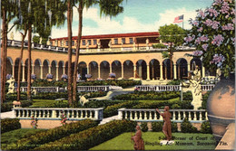 Florida Sarasota Ringling Art Museum Corner Of Court Curteich - Sarasota