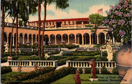 Florida Sarasota Ringling Art Museum Corner Of Court 1953 Curteich - Sarasota