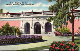 Florida Sarasota Ringling Art Museum Entrance 1950 Curteich - Sarasota