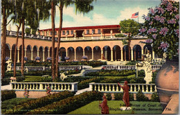 Florida Sarasota Ringling Art Museum Corner Of Court Curteich - Sarasota