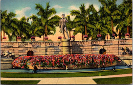 Florida Sarasota Ringling Art Museum Court Showing David Statue Curteich - Sarasota