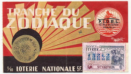 FRANCE - Loterie Nationale - 1/10ème - F.I.D.E.L. - Tranche Du Zodiaque - 1974 - Billetes De Lotería