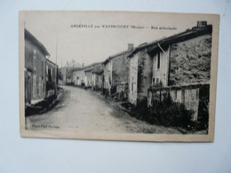 RARE - CPA 55 MEUSE - ARGEVILLE Par VAVINCOURT  : Rue Principale - Vavincourt