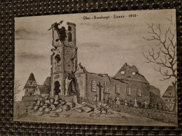 Carte BURNHAUPT LE HAUT  Eglise 1915 Détruite - Otros & Sin Clasificación