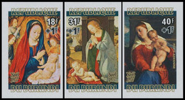 PA484/486** ND/ONG - Noël II / Kerstmis II / Weihnachten II / Christmas II - BURUNDI - Schilderijen