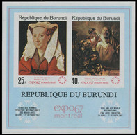 BL20A** - Exposition De Montréal Tableaux / Schilderijen Tentoonstelling Te / Gemäldeausstellung In - Montreal - BURUNDI - 1967 – Montréal (Canada)