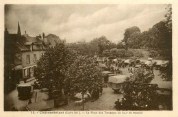 Chateaubriant * La Place Des Terrasses , Un Jour De Marché - Châteaubriant