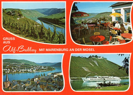 012373  Gruss Aus Alt-Bullay Mit Marienburg An Der Mosel  Mehrbildkarte - Alf-Bullay