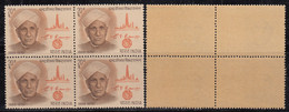 India MNH Block Of 4, 1971, Dr. C V Raman, Scientist, Physicist, ,  Mineral, Crystallography, Science, Mathematics,  Etc - Blocchi & Foglietti