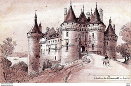Illustrateur ROBIDA  Château De Chaumont Sur Loire - Robida