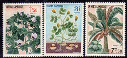 Cambodge N° 164 / 66 XX  Plantes Industrielles Les 3 Valeurs Sans Charnière TB - Cambodja