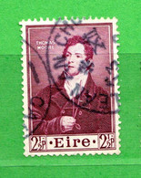 (Us6) Irlanda - Eire ° - 1952 -  Thomas Moore, Poète. Yv. 116. Oblitérer. - Oblitérés