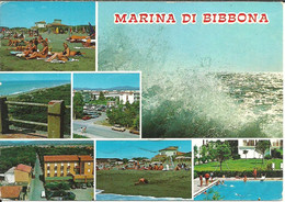 Marina Di Bibbona (Livorno) Scorci Panoramici E Mareggiata, Panoramic Views And Sea Storm, Vues Panoramiques - Livorno