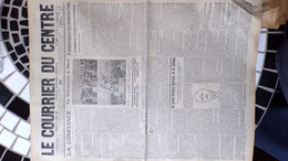 87- LIMOGES-  LE COURRIER DU CENTRE -20 FEVRIER 1925-CARNAVAL NICE-RUGBY-JOSEPH CAILLAUX-CLEMENTEL ET LA FRANCE - Documenti Storici