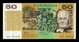 Australia 50 Dollars 1973-1994 Pick 47i WQE BC/MBC F/VF - 1974-94 Australia Reserve Bank (papier)