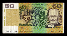 Australia 50 Dollars 1973-1994 Pick 47i WQE BC/MBC F/VF - 1974-94 Australia Reserve Bank