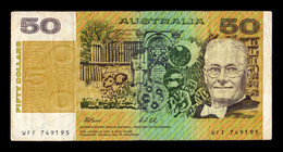 Australia 50 Dollars 1973-1994 Pick 47h WFF BC/MBC F/VF - 1974-94 Australia Reserve Bank