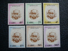 Albert Einstein # Zaire/Congo 1980 MNH #640 Famous People - Albert Einstein