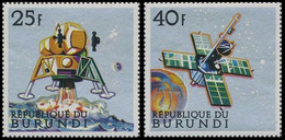 273A/B**(BL24) - Développement Pacifique De L'espace / Vreedzame Doestellingen Van De Ruimtevaart - BURUNDI - Africa