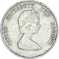 Monnaie, Etats Des Caraibes Orientales, 25 Cents, 1986 - Caribe Oriental (Estados Del)