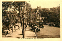 Le Touquet Paris Plage * Avenue Et Hôtel Picardy * Automobile Voiture Ancienne - Le Touquet