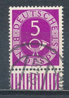 Bund 125 Unterrand Gestempelt Mi. 3,60 - Used Stamps