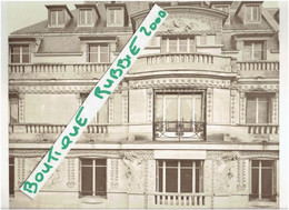 PHOTO 1914 PARIS 7° IMMEUBLE 55 QUAI D ORSAY DETAIL FACADE RUE SULLY PRUDHOMME ARCHITECTE BOILEAU ARCHITECTURE - Paris