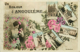 Angoulême * Carte Photo * Souvenir Et Un Bonjour De La Commune - Angouleme