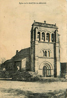 St Martin La Méanne * La Place De L'église Du Village - Autres & Non Classés