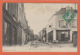 D72 - BRÛLON - RUE CHARLES BAREAU - Plusieurs Personnes - Vélo - Brulon