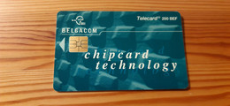 Phonecard Belgium - Chipcard Technology - Con Chip