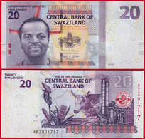 Swaziland 20 Emalangeni 2017 P-37 UNC - Swasiland