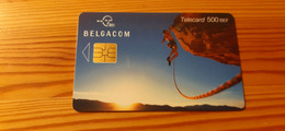 Phonecard Belgium - Sport, Rock Climbing - Con Chip