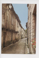 Montpezat De Quercy : Une Vieille Rue, La Rue Larroque (cp Vierge N°12 Theojac) - Montpezat De Quercy