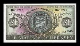 Guernsey 1 Pound 1969-1975 Pick 45c SC UNC - Guernesey