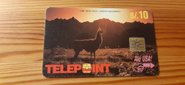 Phonecard Peru - Llama - Perù
