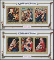 BL43A/44A** (429/31 + PA 185/87) - Noël / Kerstmis / Weihnachten / Christmas - BURUNDI - Tableaux