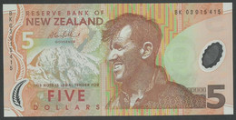 NEW ZEALAND. 5 DOLLARS. 2003. Pick 185. SIGN. ALAN BOLLARD. POLYMER. UNC / NEUF. - New Zealand
