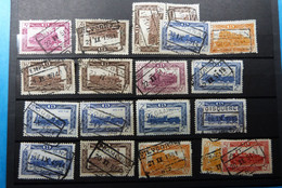 Belgische Spoorwegen Spoorweg Stempel Cachet -chemin De Fer -Railroad Lot X 172 Stuks/pc.-station Gare Statie - Andere & Zonder Classificatie