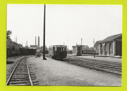 CPM TRAIN VOIR DOS 62 LUMBRES Autorail En Gare Le 25 Mai 1953 KM 44 Sur Anvin Calais - Lumbres