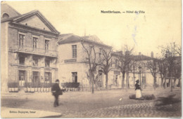 Cpa MONTBRISON 42 - 1908 - Hôtel De Ville - Edition Dupayrat, Bazar - Montbrison