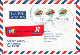 Argentina Registered Air Mail Cover Sent To Germany 6-5-1996 - Covers & Documents