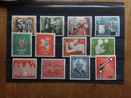 GERMANIA OCCIDENTALE - 12 Valori Anni '50 - Nuovi ** + Spese Postali - Unused Stamps