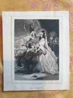 Delcampe - Gravure 'Le Bravo' - Dessinée Par Tony Johannot - Estampes & Gravures