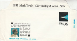 USA ETATS UNIS ENTIER LETTRE MARK TWAIN 36 CTS NEUF - 1981-00