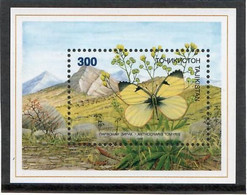 Tajikistan 1998 . Butterflies.  S/S:  300 - Tadschikistan