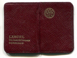 Mini Calendrier 1928 Offert Par Les Magasins D'articles De Luxe LANCEL (voir Description) - Small : 1921-40