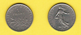 FRANCE  1 FRANC 1970 (KM # 925.1) #6789 - 1 Franc