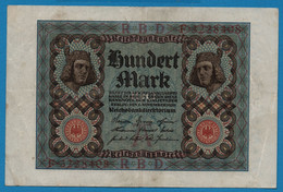 DEUTSCHES REICH 100 MARK 01.11.1920 P# 69a Letter A # F.3228408 - 100 Mark